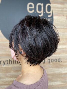 グロウ ヘアデザイン(grow) 波巻きハンサムショート