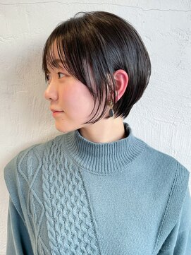 アイティー バイ アルバム 浦和店(IT by ALBUM) シンプルショート_外ハネボブセクションカラー_ba382212