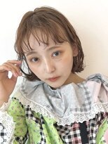 グレープバイン 辻堂(GRAPEVINES)&nbsp;ナチュラルベージュ×シースルーボブ