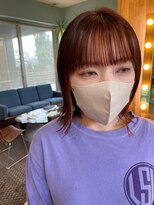 ヘアラウンジ アングゥ(hair lounge ungu) インナーオレンジ