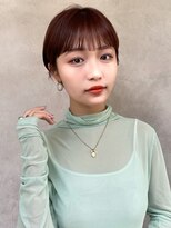 メゾンドイギー(MAISON de IGGY)&nbsp;短くても女の子らしい！耳出しマッシュショート#斜めバング