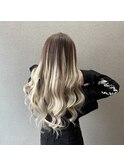#プルエクステ#ハイトーン#バレイヤージュ