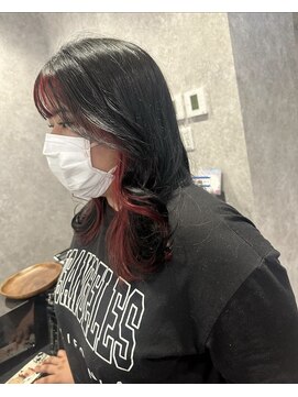 スーク 宜野湾店(suuk) チェリーレッド×ダークアッシュ