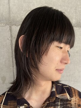 フイ 代々木(Hui) メンズ/アップバング/ツーブロックマッシュ/束間ショート/波巻き