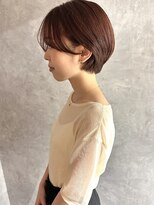 フレームプラス 御堂筋難波店(FRAME +)&nbsp;耳掛けショート　オレンジレッド