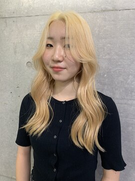 ザ ドット(THE DOT) カット 抜きっぱなしブリーチ 抜きっぱなし