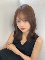 プラチナ(PLATINA)&nbsp;まなstyleレイヤーカットのお色気ヘア/顔周り/韓国/くびれヘア