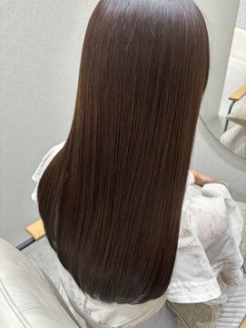 ジーナ 千葉(Zina) 『premium髪質改善』透明感ブラウン×髪質改善TR Zinaハセガワ