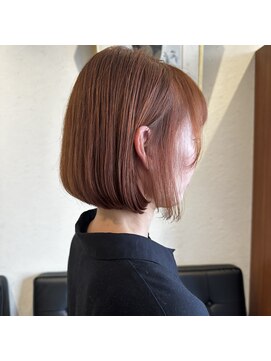 アルマヘアー(Alma hair by murasaki) ◎オレンジカラーのボブスタイル◎