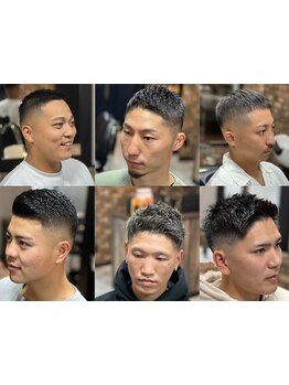 バーバーならではのメンズカットの豊富な経験を活かし、理想のスタイルへ。メンズ専門店の技術をご提供！