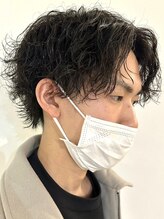 《*王道マッシュ×波巻きスパイラルパーマ*》レイヤーの入った王道なメンズマッシュが学生にも人気[高崎]