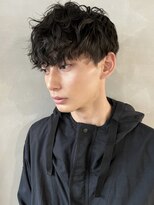 【PARK】メンズミディアムショート×スパイラルパーマ