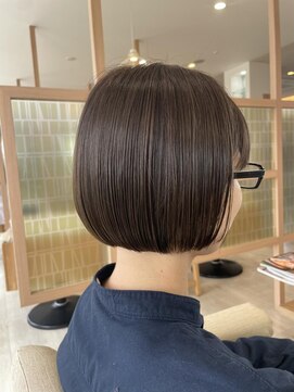 アドラーブル 長岡リップス旭岡店(adorable) 20代30代40代小顔大人ミニボブブラウン