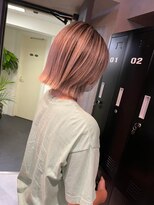 サニー 渋谷(SUNNY) バレイヤージュ、ハイライト、レイヤーロング、グレーベージュ