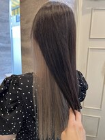 ヘアー ブランコ(hair Blanco) 全体カラー、インナーペールベージュ