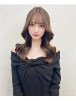 クム(kumu)&nbsp;レイヤーカットロング/ 前髪/顔周りカット/栄/名古屋/シースルー