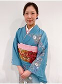 訪問着着付けヘアセット