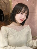 ルームバイシー 新宿(Loom. by Sea)&nbsp;ミディアム×暗めカラー[デザインカラー/フェイスフレーミング]