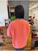 切りっぱなしボブ
