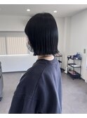 【BLANCHE】タッセルボブ＋ブルーグレーカラー