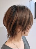 ウルフヘア×小顔ショート×くびれ