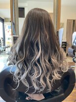 ヘアーサロン アモル(HAIR SALON Amor)&nbsp;ハイライトレイヤーカットエクステイルミナカラー縮毛矯正