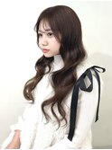 【Conomi】艶カラー モカブラウン 銀座 顔周りレイヤー 韓国ヘア