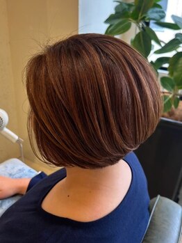 ニジチャウ(Nijichaw)の写真/【福島駅徒歩3分/髪質改善】stylistは全員歴15年以上のベテラン揃い♪1人1人にフィットするショートヘアに