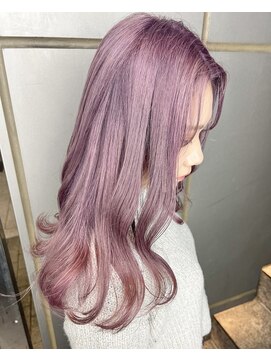 ヘアサロン エフ 渋谷(F) #ピンクラベンダー#ピンクカラー