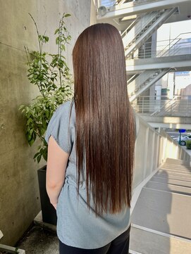 バイユアオウンフラワーズコロンカバ(buy your own flowers : kava) ◎美髪ロングストレート×透明感◎20代30代40代ツヤ髪