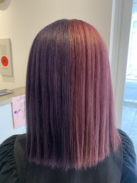 ルルバイアズール 草加店(LULU by azule) ツートンカラー，パープル，ピンク【草加】