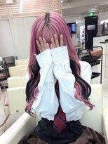 シーズン 大阪(SEASON)&nbsp;【エクステ】ピンク×ブラック/インナーカラー/エクステ大阪梅田