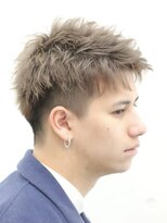 フィフス トウキョウ (fifth TOKYO)&nbsp;渋谷ツイストスパイラルパーマメンズカットスパイキーショート