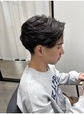 ニュアンスパーマ/men's/センターパート/ダウンパーマ/新宿/藤沼