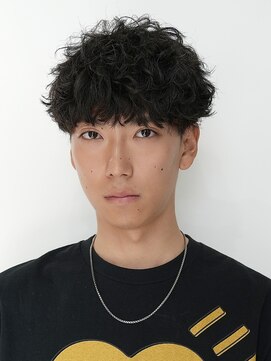 ログ(LOG) シャドウパーマ メンズショート