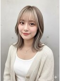 フェイスフレーミングとホワイトベージュカラー◎