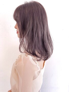 セイドット リー(Say. Ree) Say.ロングレイヤーオリーブグレーへーゼルグレージュ暗めカラー