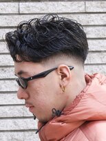 ザバーバー 渋谷(THE BARBER)&nbsp;短髪フェード×パーマ　バーバー/フェード/メンズ/渋谷