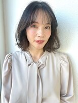 カバーヘア ブリス 北浦和(COVER HAIR bliss)&nbsp;ショートボブレイヤー×透明感カラーダークアッシュ小顔p北浦和
