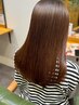 髪質改善ストレート+カット ¥16500
