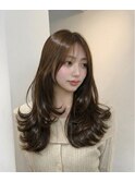 着物ヘア/大人ガーリー/ダークアッシュ/似合わせカット/三宮元町