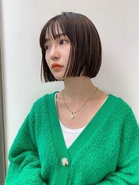 トイロ 横浜(Toiro) ワンンレンボブ切りっぱなしボブミニボブ