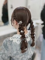 ヘアセットサロン ミント(Hair set salon MINT)&nbsp;ツイン編みおろし☆