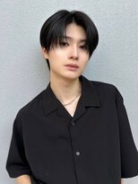 ジーナ オム 札幌(Zina Homme) カルマパーマ*黒髪*リバースセンターパート*Zina Homme札幌