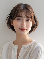 ディアーナ(DIANA)&nbsp;くびれショートボブブリーチなし透明感モカブラウン夏カラー