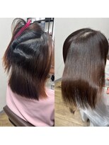 ボクノ 6号店 大橋(bokuno)&nbsp;【力丸】まとまらないうねり髪のストレート