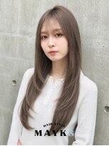 メイクス 町田(MAYKS) ブリーチ縮毛矯正×グレージュカラー