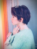 プロデュース 東橋本店(Produce) ☆ベージュカラー☆エッジショート☆ヘアアレンジ