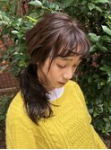 抜け感ラベンダーブラウン.