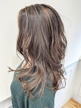 グランシュ 青葉台店(GranCieux) オリーブアッシュ×ハイライト